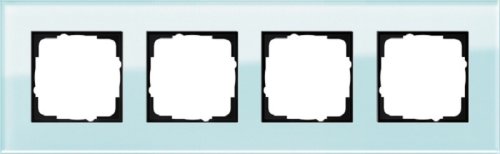 Рамка универсальная Gira Esprit 4-м. стекло салатовое фото Рамка универсальная Gira Esprit 4-м. стекло салатовое картинка